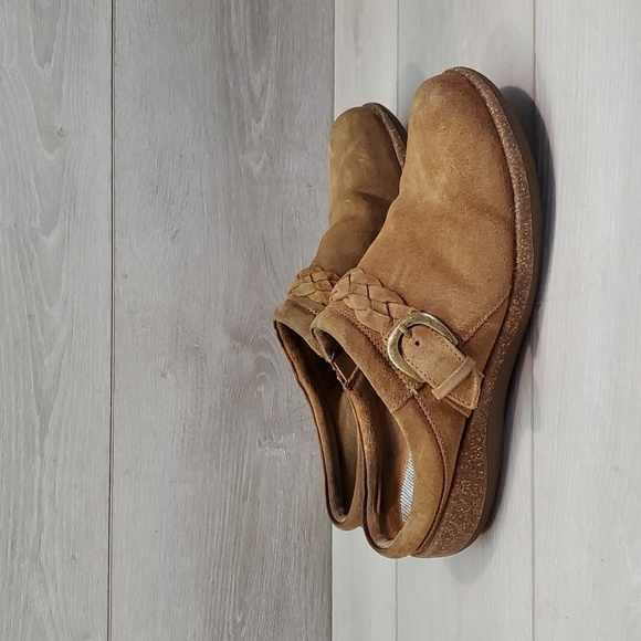 Aetrex Womens Comfort Leather Clogs shoes sz 40/9 - Picture 1 of 13